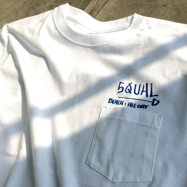 SQUAL beach ＋ all day tee