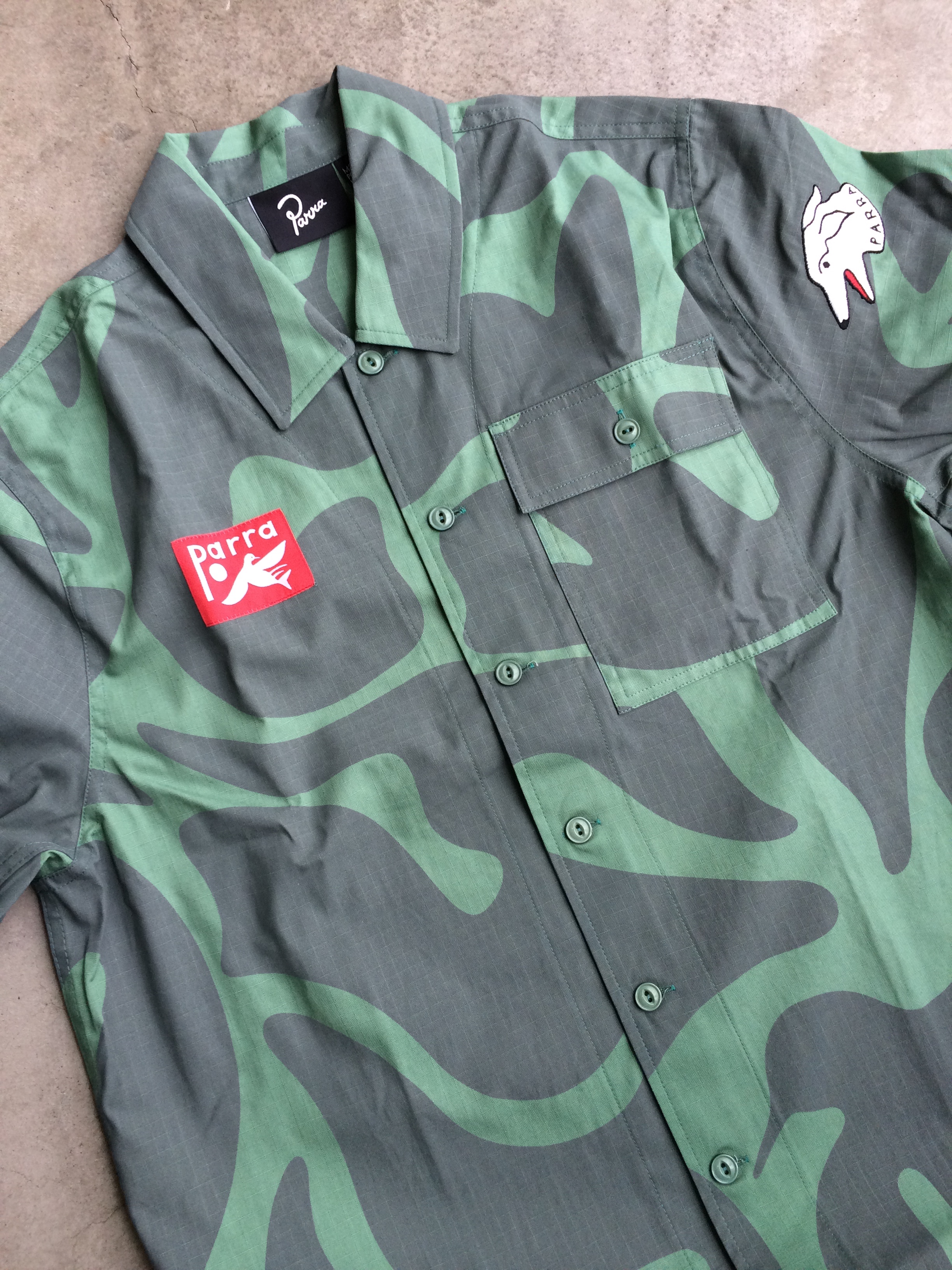 by Parra - bird camo shirt | SQUAL