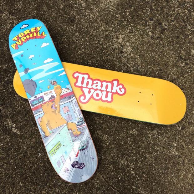 thankyou skateboard